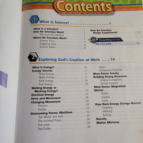 Abeka Academy Textbook Science 3rd Grade 3 Exploring God's World - Picture 6 of 19