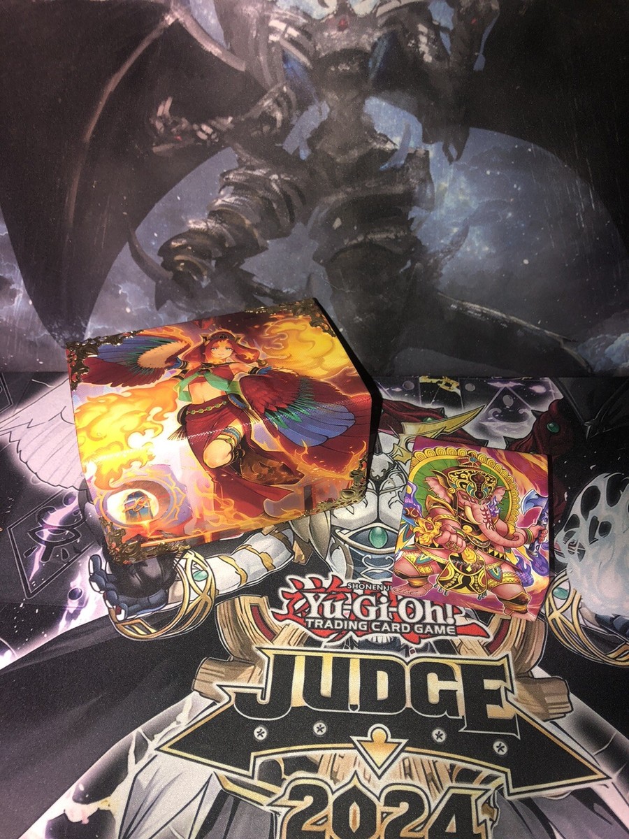Fire King Courtier Ulcanix Luxury & Magnetic Yugioh Deck Box w