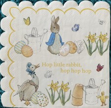 2 X Peter Rabbit Single Paper Napkins Ideal for Art Craft Decoupage 52