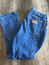 Vintage Wrangler Jeans Mens 36x32 Fits 36x30 13MWZ Cowboy Cut Made in USA