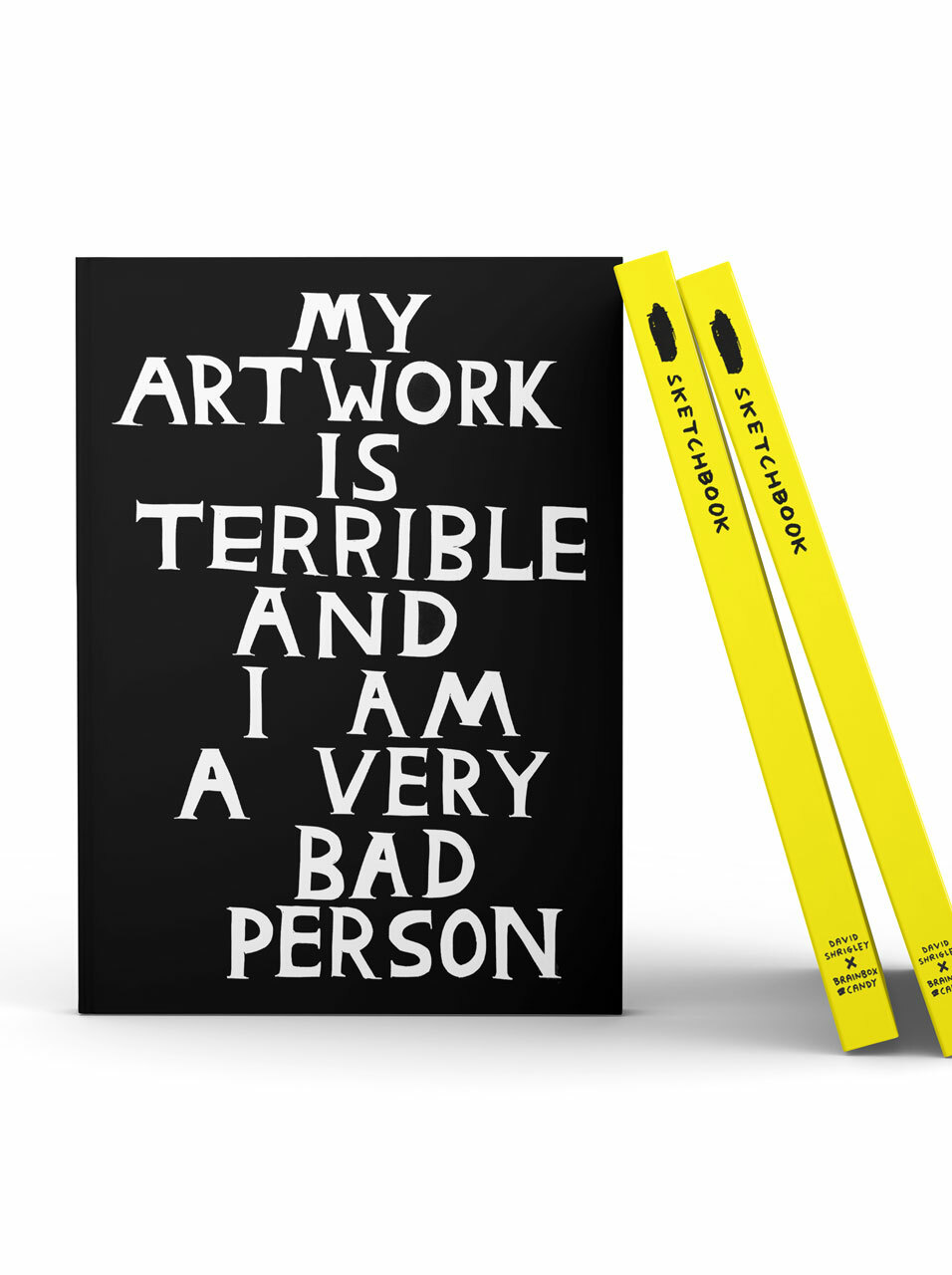 Artist David Shrigley Sketchbook 'My Artwork Is Terrible' Funny Creative Gift