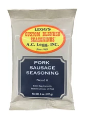 AC Legg's Old Plantation Pork Sausage Seasoning Blend #6 - Single or Case Size