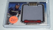 2012 Topps Five Star Jumbo Jersey Relic/92 #JJR-RB Ryan Braun Milwaukee Brewers
