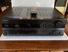 Onkyo TX-SR575 AM/FM Stereo 7.1-Channel  Home Theater Receiver Sirius