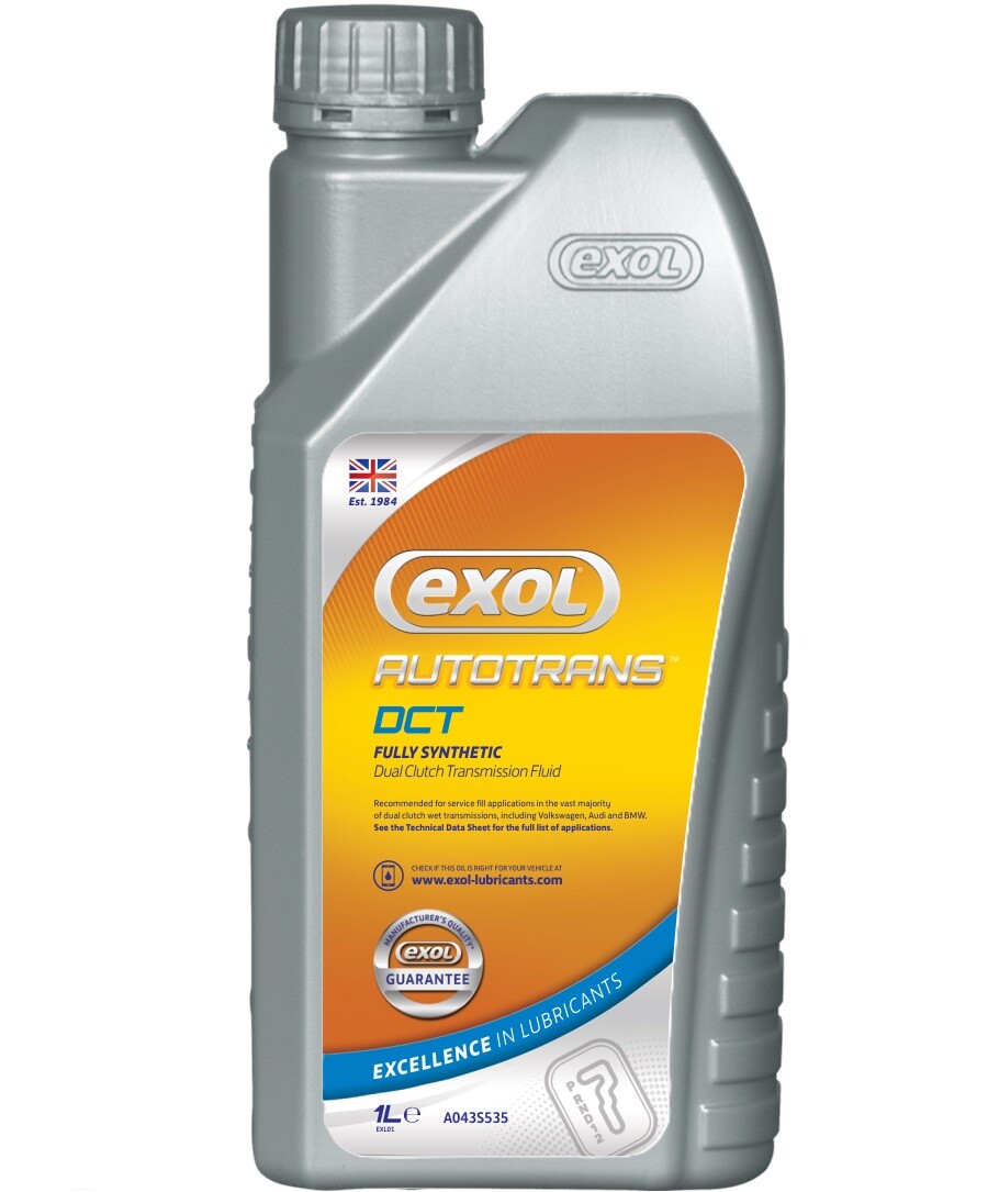EXOL A043 AUTOTRANS DCT FULLY SYNTHETIC DUAL CLUTCH TRANSMISSION FLUID 1 LITRE