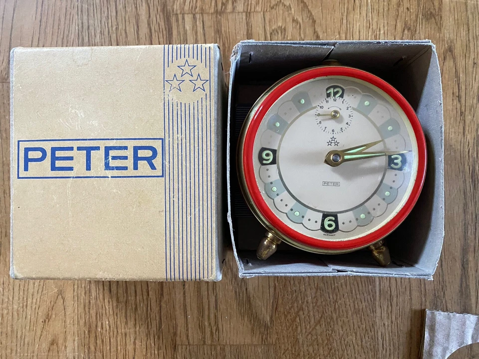 Peter Wecker - 2066-RZ —rot -UNBENUTZT- - Ovp— 1970 — Garantie Karte Ausgefüllt— - Bild 2 von 4