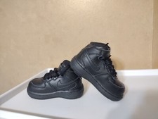 Nike Air Force 1 Mid Black High Top Baby Unisex Shoes Size 5c Boy/Girl