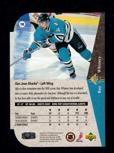 1994-95 Upper Deck SP Die Cut Hockey Cards Including Some Rookies You Pick - Picture 51 of 83