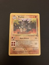 Rhydon 100 HP Collectible Pokemon Card 1st Edition 45/64