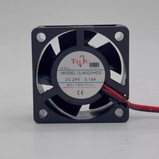 1PCS SJ4020HD2 DC24V 0.18A 2-Wire Mute Dual Ball Cooling Fan