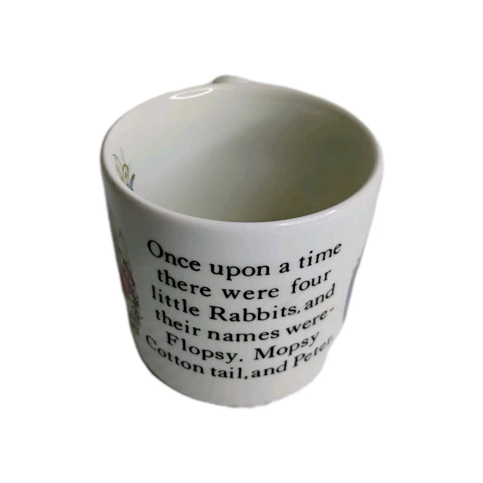 Peter Rabbit Nursery by Wedgwood Mug Cup 3” Beatrix Potter Designs - Image 2 of 4