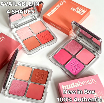 HUDA BEAUTY Blush Filter Blurring Blushlighters Palette,4 colors,0.26 oz