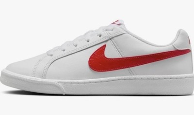 Nike Women's Court Royale White Red Casual Lifestyle Sneakers 749867-114 NEW