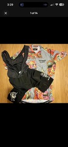  Xl Attaquer x Will Carsola Rainbow Goblins Jersey  and bibs FULL KIT !!!