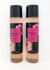 BATH BODY WORKS WHIPPED ROSE VANILLA FINE FRAGRANCE MIST 8 OZ SET OF 2
