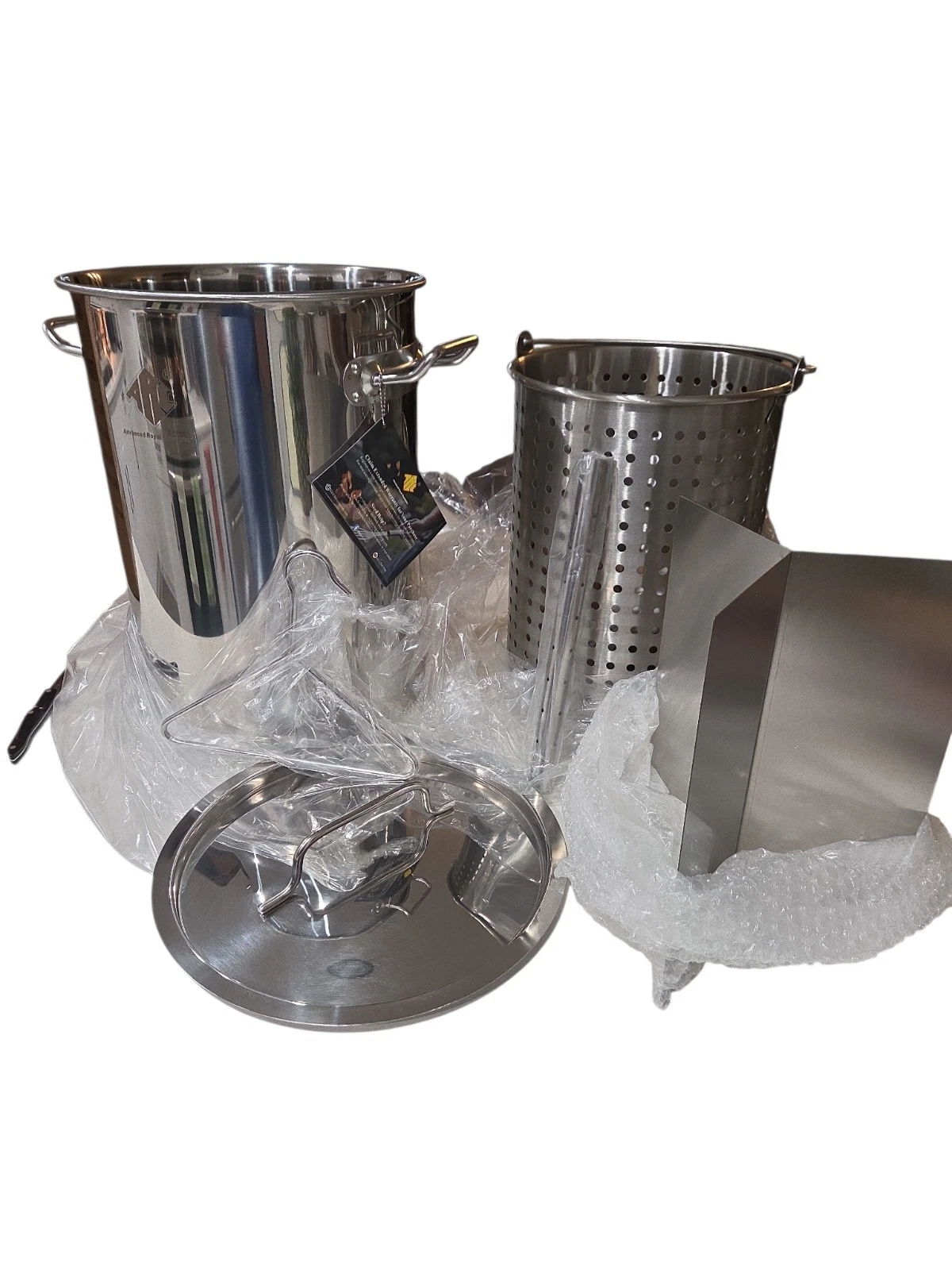 ARC 32QT Stainless Steel Stockpot with Basket & Steamer Rack #AFH-A1032
Opens in a new window or tab