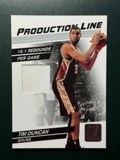 2010-11 Donruss - Production Line Materials Tim Duncan #32 329/399