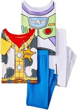 Toy Story Toddler 4pc Snug Fit Toy Story Cotton Pajama Set - Woody  Buzz, 2T-5T