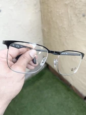 NWT Authentic Ray Ban RB6363 6363 Black Silver 2861 Size 54/18 Case Included 