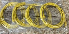 7ft Cat6 Patch Cord Booted UTP Stranded 568B 24AWG Yellow/Lot Of 4