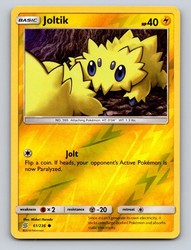 Joltik 61/236 Unified Minds Reverse Holo Common Pokémon Card