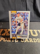 2026 Topps Series 1 Rookie Jacob Misiorowski #10 Milwaukee Brewers