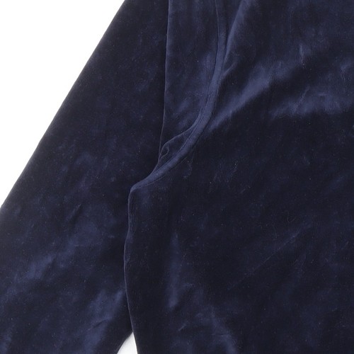 Sudadera Fila Unisex Terciopelo Azul L - Imagen 9 de 12