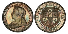 GREAT BRITAIN. Victoria 1893 AR Shilling. PCGS PR65 KM 780. Proof; SCBC-3940