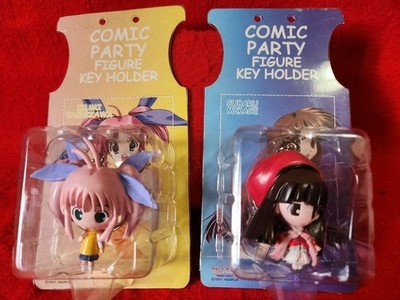 Comic Party Figur Schlüsselanhänger Set 2 Stück Sammlerfiguren Ware Japan