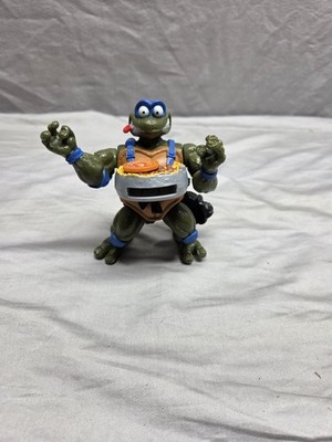 1993 TEENAGE MUTANT NINJA TURTLE ACTION FIGURE PIZZA TOSSIN LEO PLAYMATES