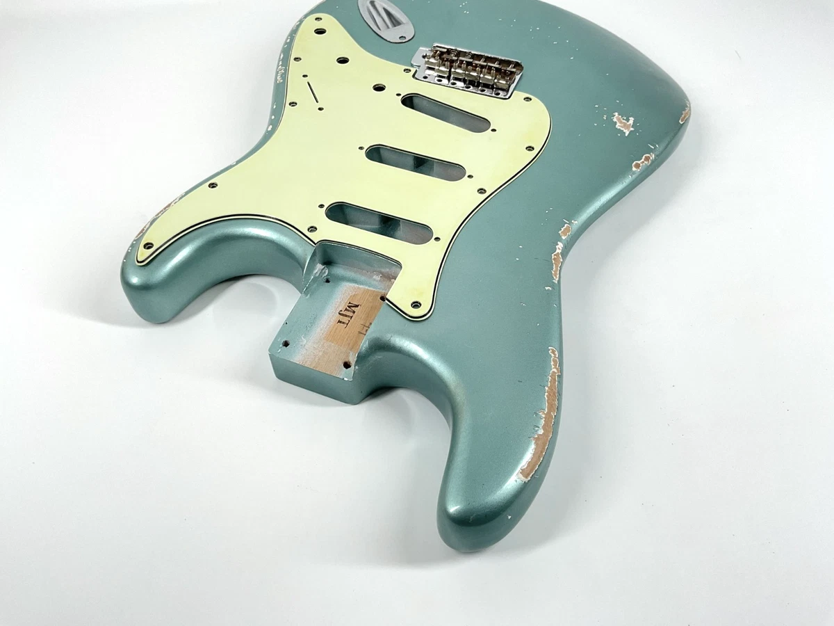 MJT Official Custom Vintage Aged Nitro Guitar Body Mark Jenny VTS Ice Green