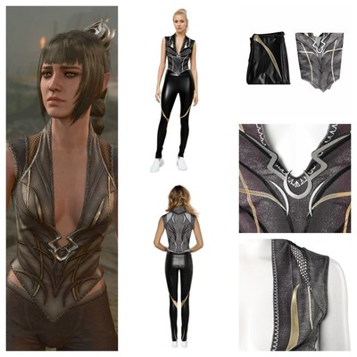 Baldur's Gate Shadowheart Cosplay Costume Outfits Halloween Carnival party Suit