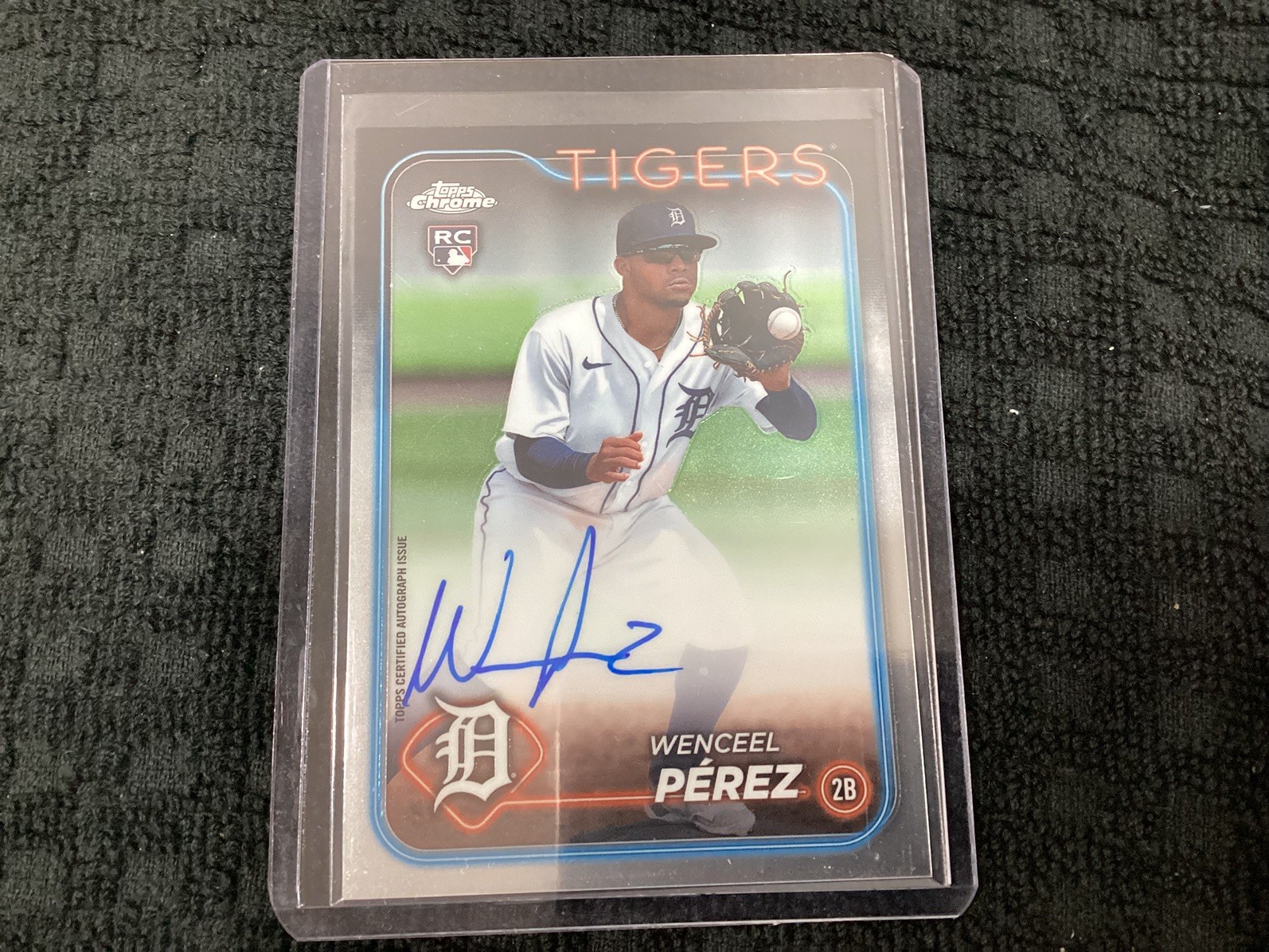2024 Topps Chrome Update Wenceel Perez Auto RC Rookie #RA-WP Tigers