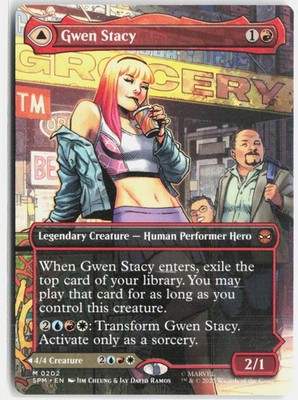 Gwen Stacy (Borderless) M Marvel's Spider-Man 202 NM