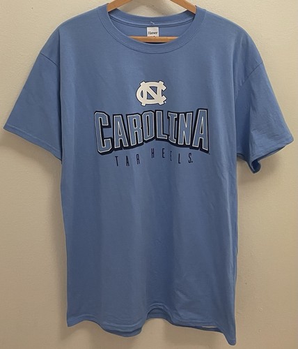 North Carolina Tar Heels Blue Hanes Shirt Men's Large - NWT