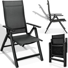 tillvex® Gartenstuhl Hochlehner Klappstuhl Campingstuhl Sessel Klappbar Garten