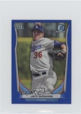 2014 Bowman Chrome Minis Blue Refractor 10/20 Jeff Brigham #53 7k0