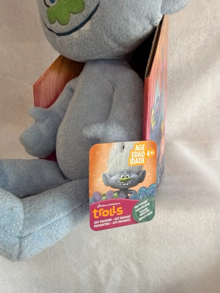 Muñecas de peluche azul Dreamworks 2015 Hasbro Guy azul diamante grande Foto 2 de 4