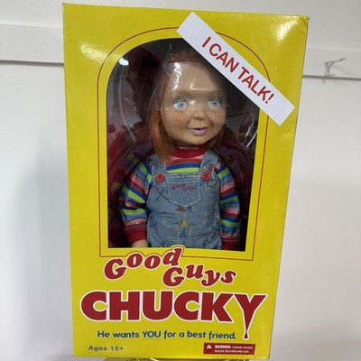 Mezco Child's Play 3 Talking Pizza Face Chucky Doll Mega Size 15'' Figure NEW