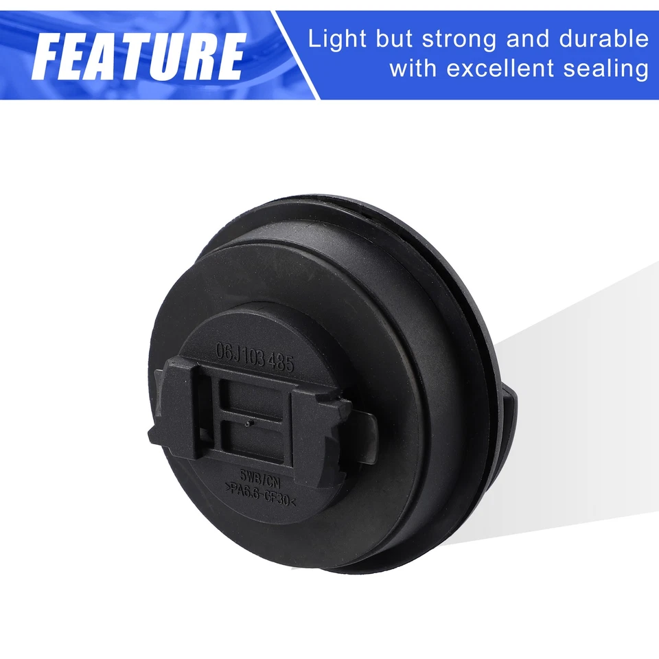 Pack of 1 for Volkswagen CC 2009-2012 Fuel Tank Cap Gas Oil Filler Plug Cover - Image 4 of 4