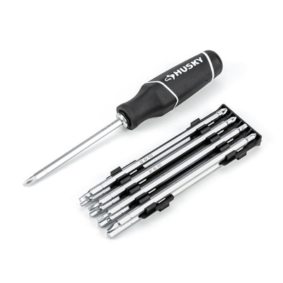 #ad Husky Interchangeable Blade Screwdriver Set 10 Piece $13.99