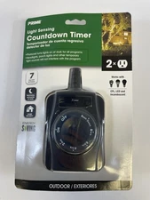 Prime Light Sensing Countdown Timer 7 On/Off Settings Energy Saving TNOCD002