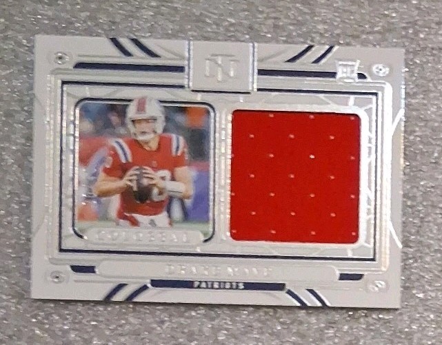 2024 National Treasures Drake Maye Colossal Rookie Patch /49 PATRIOTS 🔥
