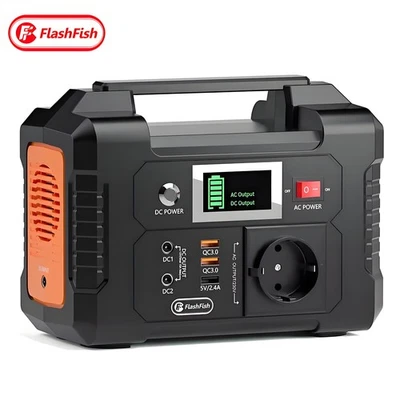 Flashfish E200 Tragbare Powerstation 200W 154Wh 230V Solargenerator für Camping