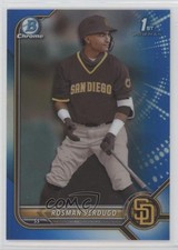 2022 Bowman Chrome Prospects Blue Refractor 124/150 Rosman Verdugo #BCP-193 ms9