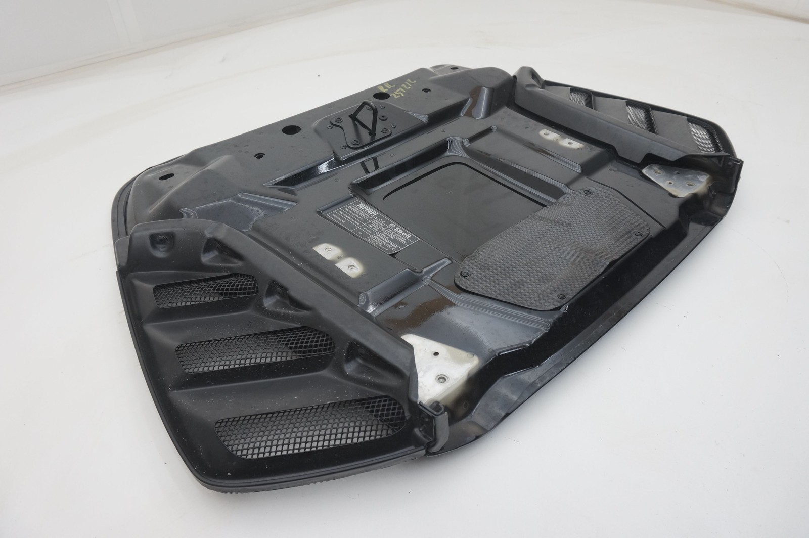 Rear Engine Bonnet Lid Grille Panel Black OEM 87413911 Ferrari 488 Spider 2017