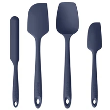 Heat Resistant Silicone Spatulas: 480ºF Hot Proof Food Grade Flexible Silicon...