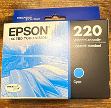 Epson 220 Genuine/Original Standard Capacity Cyan Inkjet Ink Cartridge