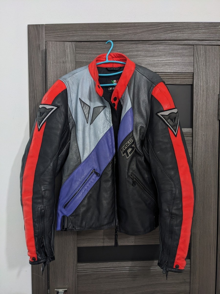 Men's Dainese Italy Evolution TS Vintage Motorcycle Leather Jacket
