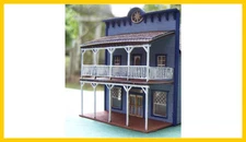 RS Laser Kits 2122 HO 1880s Gem Hotel - Zelda's B&B Facade Building Kit